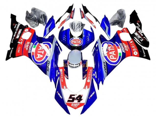 Mejores Carenados Moto Yamaha YZF 600 R6 2017-2025 - Rojo Azul Negro Pata