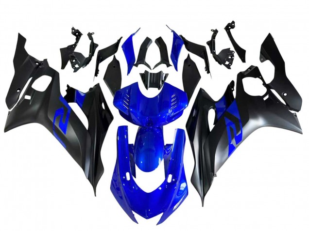 Mejores Carenados Moto Yamaha YZF 600 R6 2017-2023 - Azul Negro Mate