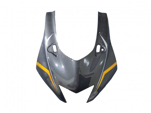 Mejores Carenados Moto Yamaha YZF 600 R6 2017-2023 - Oro Negro FibraCarbono