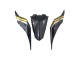 Mejores Carenados Moto Yamaha YZF 600 R6 2017-2023 - Oro Negro FibraCarbono