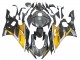 Mejores Carenados Moto Yamaha YZF 600 R6 2017-2023 - Oro Negro FibraCarbono