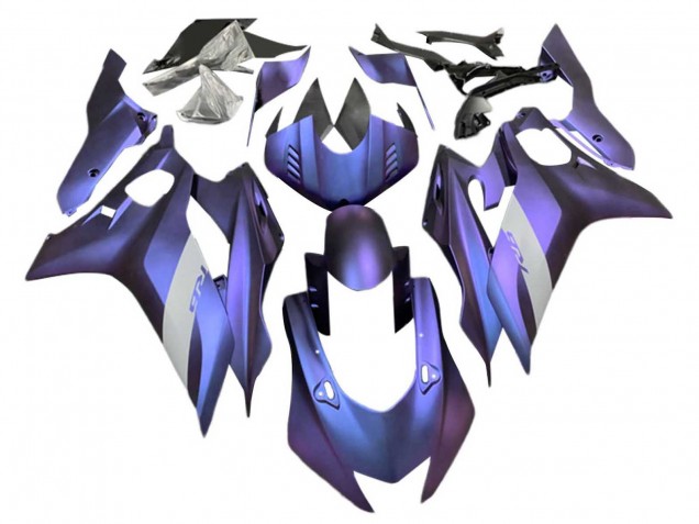 Mejores Carenados Moto Yamaha YZF 600 R6 2017-2023 - Púrpura Plata
