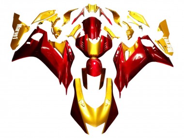 Mejores Carenados Moto Yamaha YZF 600 R6 2017-2023 - Oro Rojo