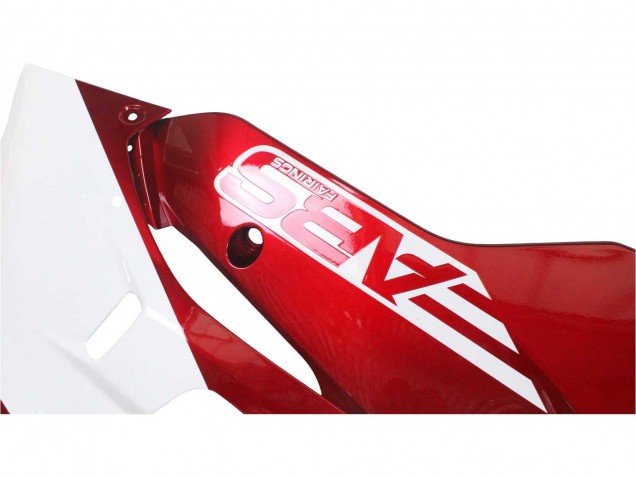 Mejores Carenados Moto Yamaha YZF 600 R6 2017-2023 - Blanco Rojo Negro