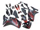 Mejores Carenados Moto Honda CBR250RR 2011-2015 - Negro Mate Rojo Raya