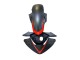 Mejores Carenados Moto Honda CBR250RR 2011-2015 - Negro Mate Rojo Raya