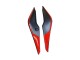Mejores Carenados Moto Honda CBR250RR 2011-2015 - Negro Mate Rojo Raya