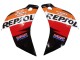 Mejores Carenados Moto Honda CBR250RR 2011-2015 - Naranja Blanco Rojo Negro Lustroso HRC Repsol
