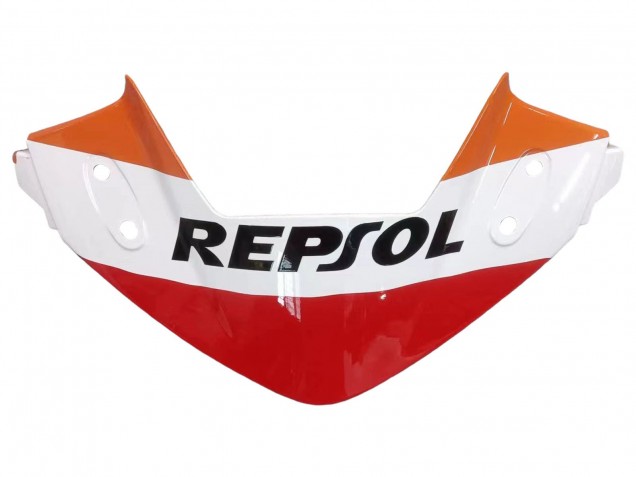 Mejores Carenados Moto Honda CBR250RR 2011-2015 - Naranja Blanco Rojo Negro Lustroso HRC Repsol