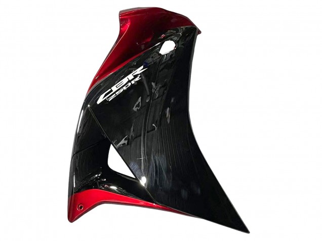 Mejores Carenados Moto Honda CBR250RR 2011-2015 - Negro Brillante Rojo