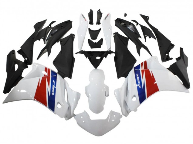 Mejores Carenados Moto Honda CBR250RR 2011-2015 - Blanco Rojo Azul