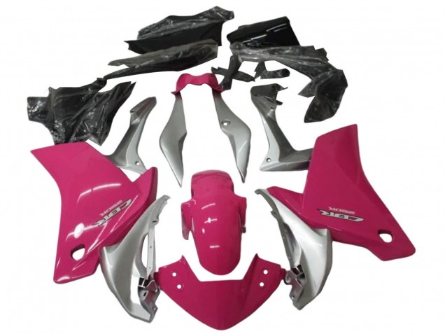 Mejores Kits Carenado Moto Honda CBR250RR 2011-2015 - Plata Rosa