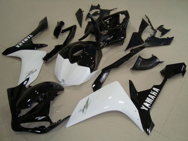 Mejores Carenados Moto Yamaha YZF R1 2007-2008 - Blanco Negro