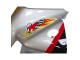Mejores Carenados Moto Honda VTR1000 2000-2006 - Plata Rojo Negro Raya Carrera