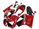 Mejores Carenados Moto Honda VTR1000 2000-2006 - Rojo Negro Raya Carrera