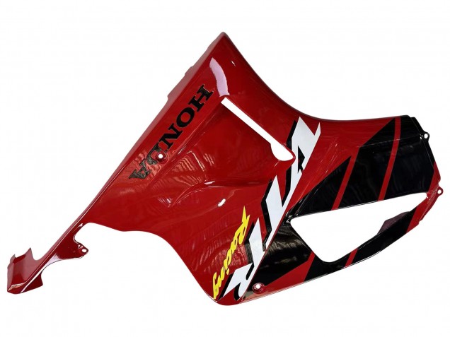 Mejores Carenados Moto Honda VTR1000 2000-2006 - Rojo Negro Raya Carrera