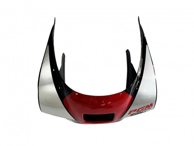 Mejores Carenados Moto Honda NSR250R 1988-1989 - Plata Rojo Negro Brillante