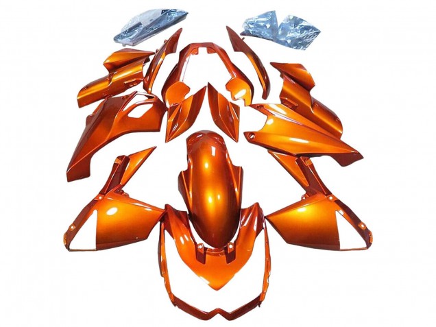 Mejores Carenados Moto Kawasaki Z1000 2010-2013 - Burnt Naranja