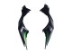 Mejores Carenados Moto Kawasaki Z1000 2014-2019 - Negro Verde Gris