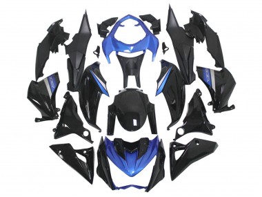 Mejores Carenados Moto Kawasaki Z1000 2014-2019 - Azul Negro Brillante