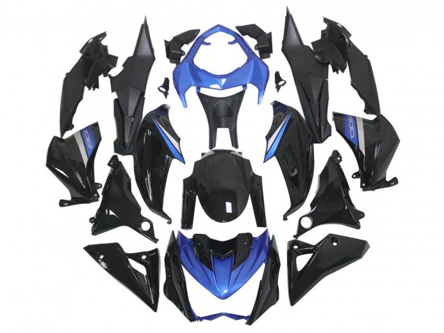Mejores Carenados Moto Kawasaki Z1000 2014-2019 - Azul Negro Brillante