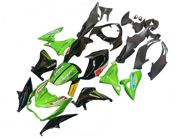 Mejores Carenados Moto Kawasaki Z800 2013-2018 - Verde Negro Brillante Rojo Amarillo