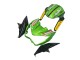Mejores Carenados Moto Kawasaki Z800 2013-2018 - Verde Negro Brillante Rojo Amarillo