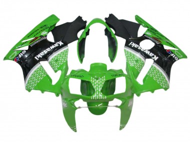 Mejores Carenados Moto Kawasaki ZX12R 2002-2006 - Verde Negro Blanco
