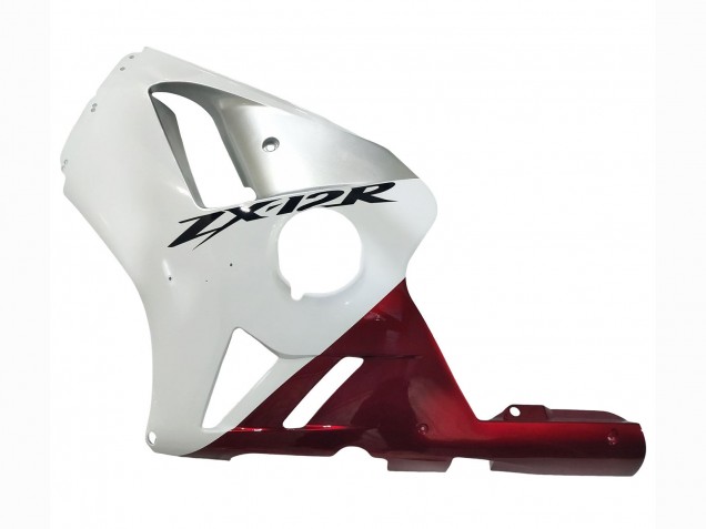 Mejores Carenados Moto Kawasaki ZX12R 2002-2006 - Blanco Rojo Negro