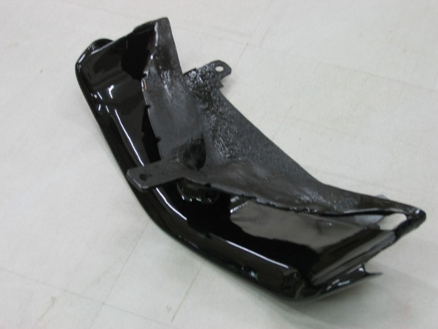 Mejores Carenados Moto Kawasaki ZX9R 2000-2001 - Negro Brillante Blanco West