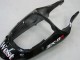 Mejores Carenados Moto Kawasaki ZX9R 2000-2001 - Negro Brillante Blanco West