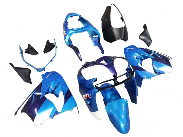 Mejores Carenados Moto Kawasaki ZX9R 2000-2001 - Azul Negro