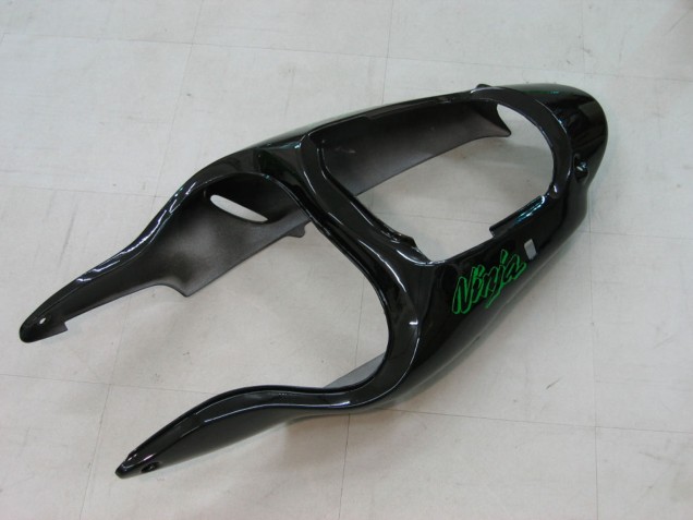 Mejores Carenados Moto Kawasaki ZX9R 2000-2001 - Verde Plata Negro
