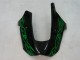 Mejores Carenados Moto Kawasaki ZX9R 2000-2001 - Verde Plata Negro