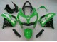 Mejores Carenados Moto Kawasaki ZX9R 2000-2001 - Verde Plata Negro