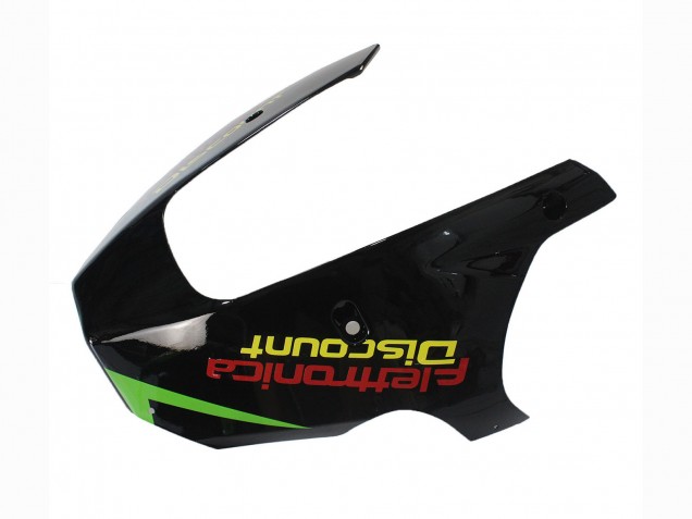 Mejores Carenados Moto Kawasaki ZX9R 2000-2001 - Verde Negro Playboy DENSO