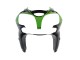 Mejores Carenados Moto Kawasaki ZX9R 2000-2001 - Verde Negro Playboy DENSO