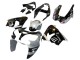 Mejores Carenados Moto Kawasaki ZX9R 2002-2003 - Plata Negro Brillante Monstruo Elf