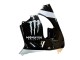 Mejores Carenados Moto Kawasaki ZX9R 2002-2003 - Plata Negro Brillante Monstruo Elf