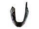 Mejores Carenados Moto Kawasaki ZX9R 2002-2003 - Plata Negro Brillante Monstruo Elf