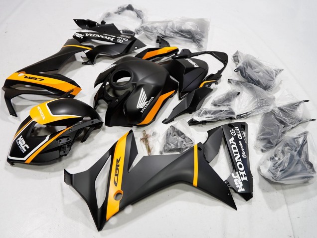 Mejores Carenados Moto Honda CBR650R 2019-2020 - Negro Mate Amarillo Blanco