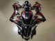 Mejores Carenados Moto Honda CBR650R 2019-2020 - Negro Brillante Rojo Raya