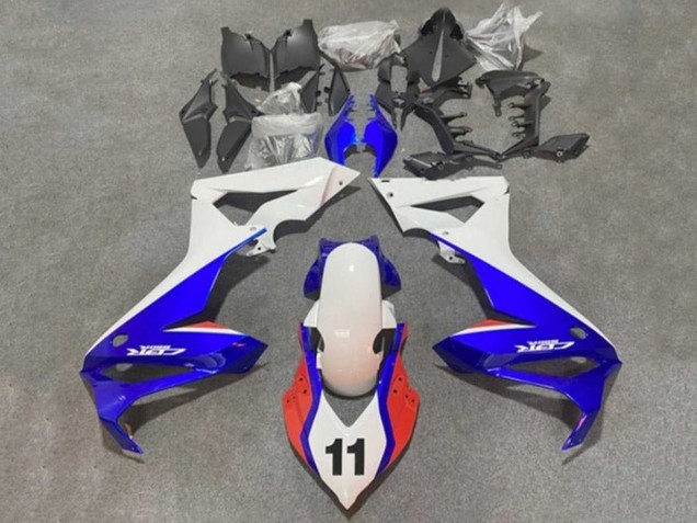 Mejores Carenados Moto Honda CBR650R 2019-2020 - Blanco Azul Rojo