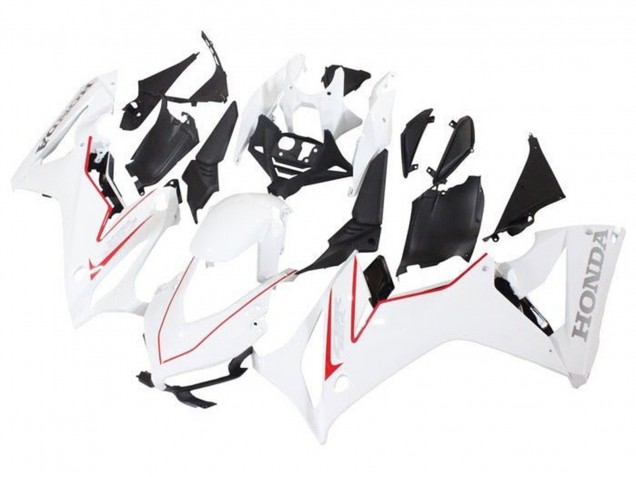 Mejores Carenados Moto Honda CBR650R 2019-2020 - Blanco Rojo Negro