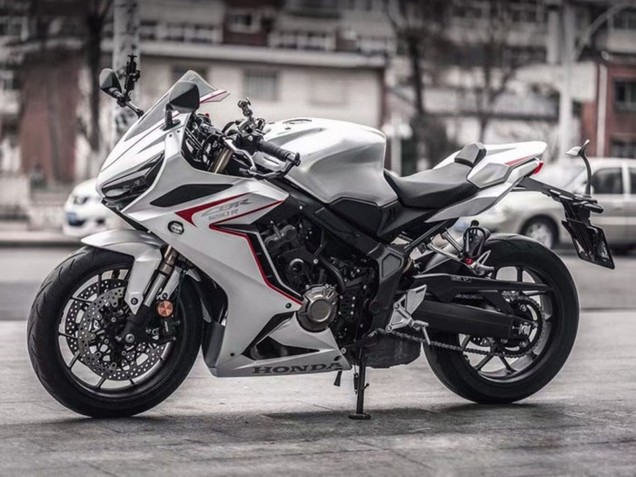Mejores Carenados Moto Honda CBR650R 2019-2020 - Blanco Rojo Negro
