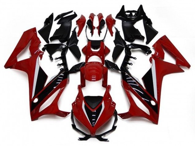 Mejores Carenados Moto Honda CBR650R 2019-2020 - Rojo Blanco Negro Brillante