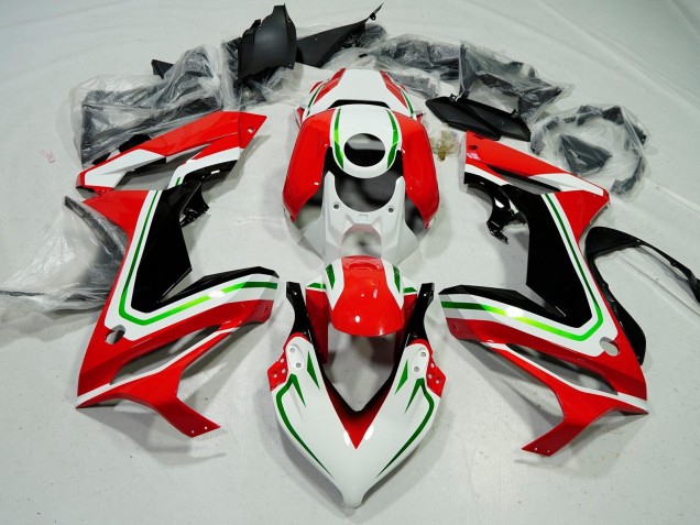 Mejores Carenados Moto Honda CBR650R 2021-2023 - Blanco Rojo Verde Negro