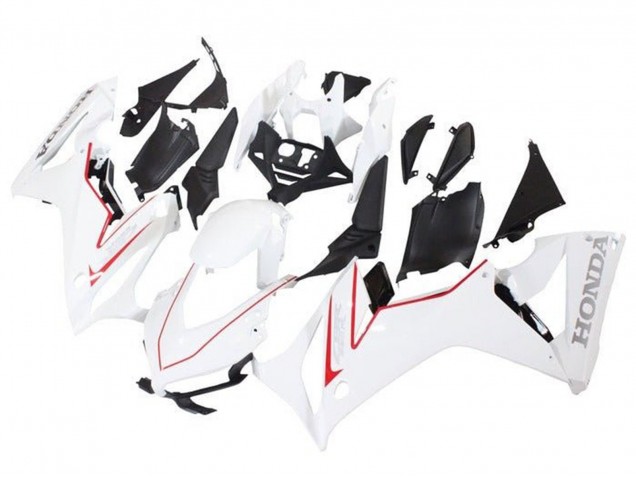 Mejores Carenados Moto Honda CBR650R 2021-2023 - Blanco Rojo Negro