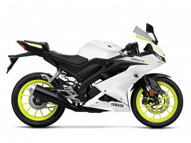 Mejores Carenados Moto Yamaha YZF R125 2019-2024 - Blanco Amarillo