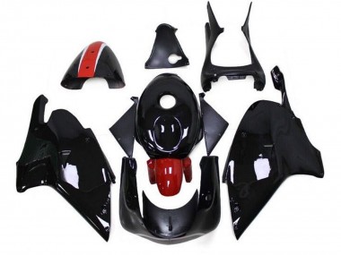 Mejores Carenados Moto Aprilia RS250 1999-2004 - Negro Brillante Rojo
